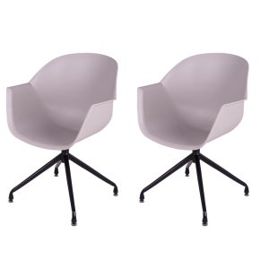 MaximaVida eetkamerstoel Cuyp XXL taupe draaiframe stoelpoten- 2 stuks MaximaVida eetkamerstoel Cuyp XXL taupe draaiframe stoelpoten- 2 stuks
