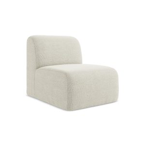LaMiaSofa Bankmodule midden Cervo – bouclé – zand – 70x94x75