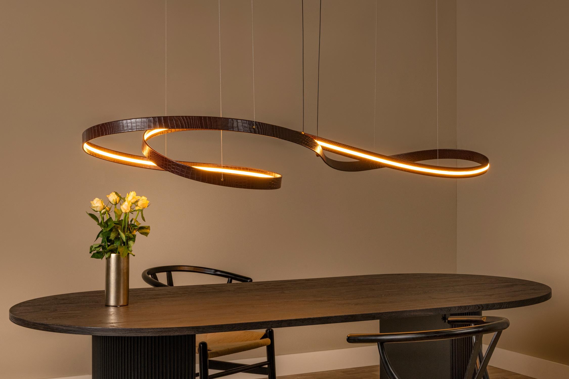 Lucide hanglamp SLALOM - Geïntegreerde LED - Koffie