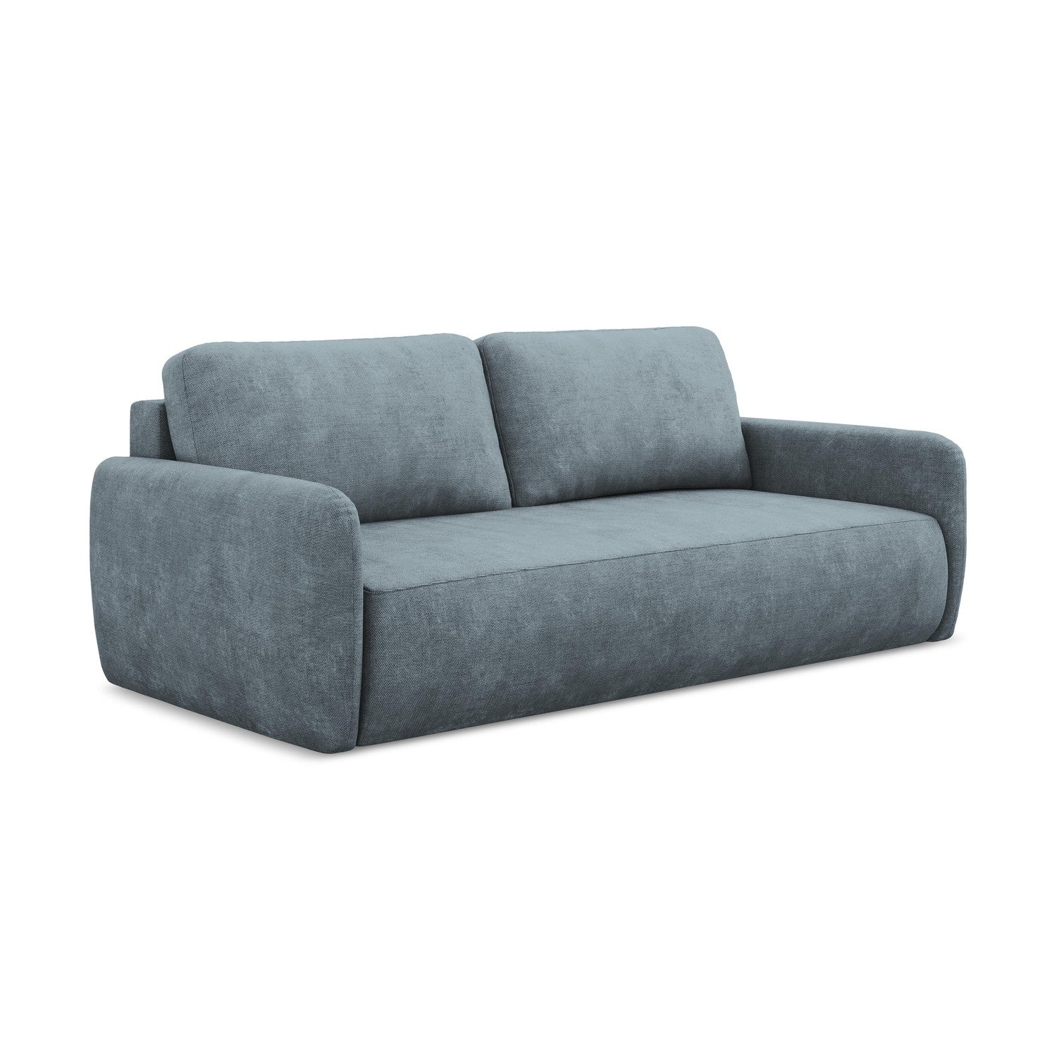 LaMiaSofa 3-zits slaapbank Corle - chenille stof - jeans - 218x102x86