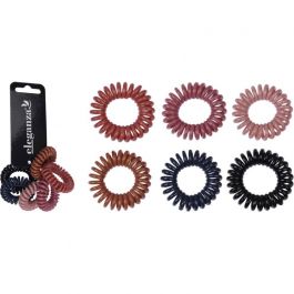 Haarelastiek set 6 kleuren