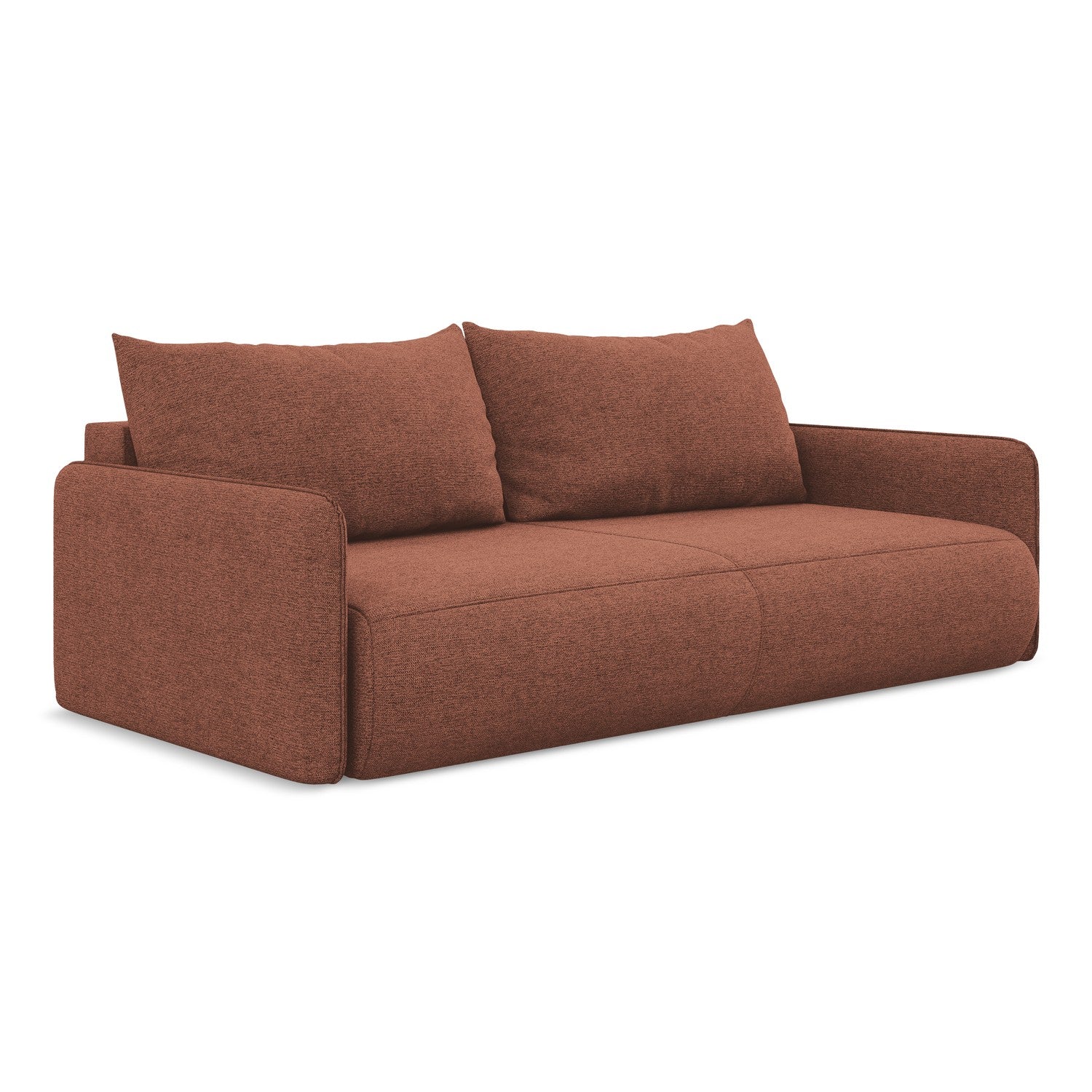 LaMiaSofa 3-zits slaapbank Palermo - chenille stof - gedempt roze - 21