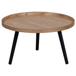 WOOOD Mesa Bijzettafel L Hout Naturel – Ø60 cm