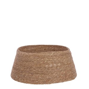 Mica Decorations Kerstboomrok – H26 x Ø58 cm – Zeegras – Naturel Bruin Mica Decorations Kerstboomrok – H26 x Ø58 cm – Zeegras – Naturel Bruin