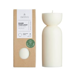 Originalhome kaars organische vorm – roomwit – M Originalhome kaars organische vorm – roomwit – M