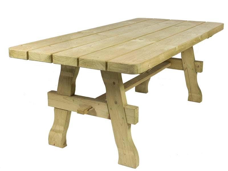 MaximaVida houten tuintafel Provence 200 cm - 60 mm houtdikte