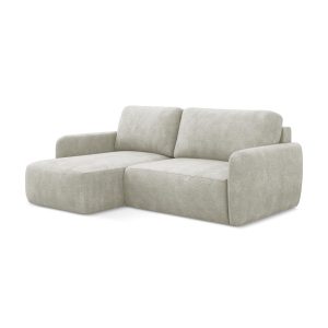 LaMiaSofa hoekbank links Corle – chenille stof – parel – 207x148x86 LaMiaSofa hoekbank links Corle – chenille stof – parel – 207x148x86