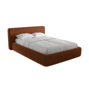 LaMiaSofa Bed met opbergruimte Firenze – velours – terracotta – 180×22 LaMiaSofa Bed met opbergruimte Firenze – velours – terracotta – 180×22