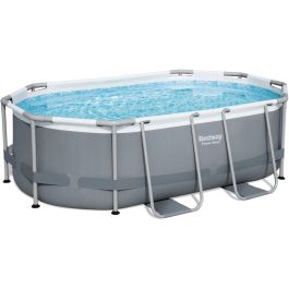 Bestway Power Steel ovaal zwembad – 305 x 200 x 84 cm – met filterpomp en accessoires