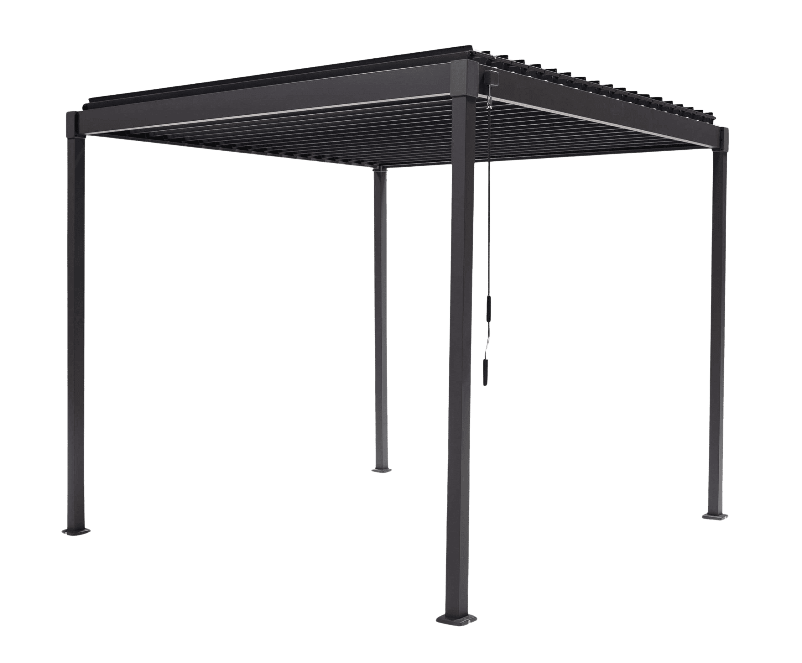 MIRADOR Pergola 80 Solid 3x2,4m - Antraciet