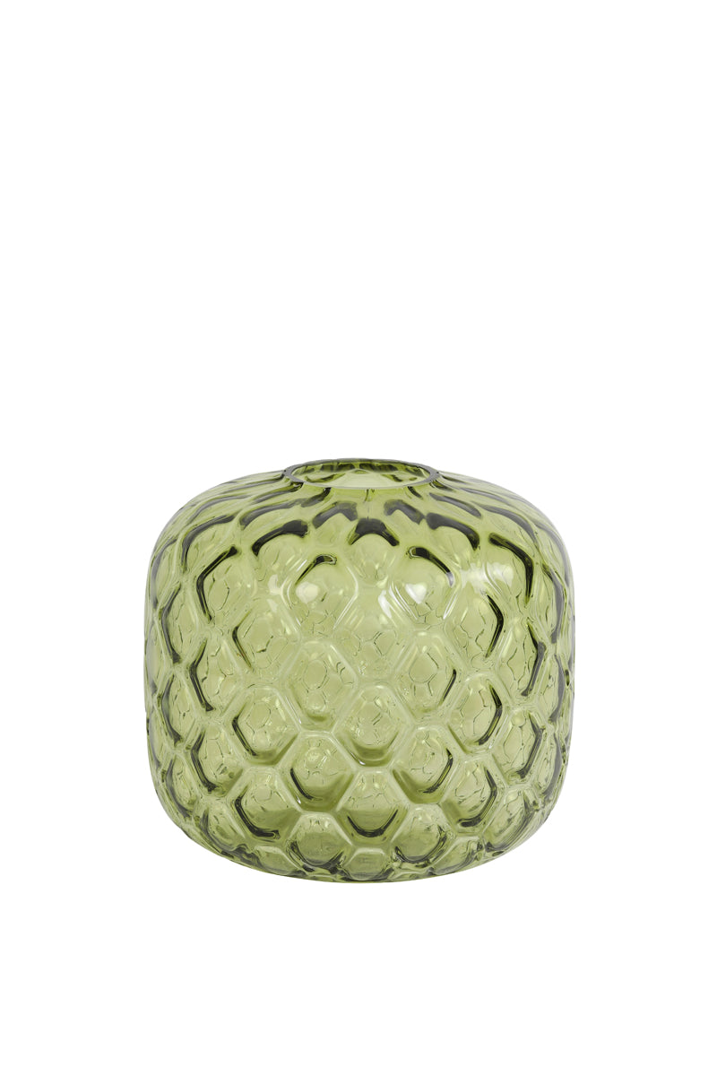 Light & Living vaas CARINO - Ø27.5x25cm - groen