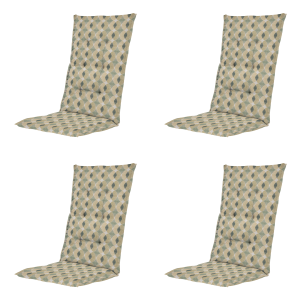 Madison tuinstoelkussen hoge rug Rae – groen – 123x50x5cm – set van 4 Madison tuinstoelkussen hoge rug Rae – groen – 123x50x5cm – set van 4