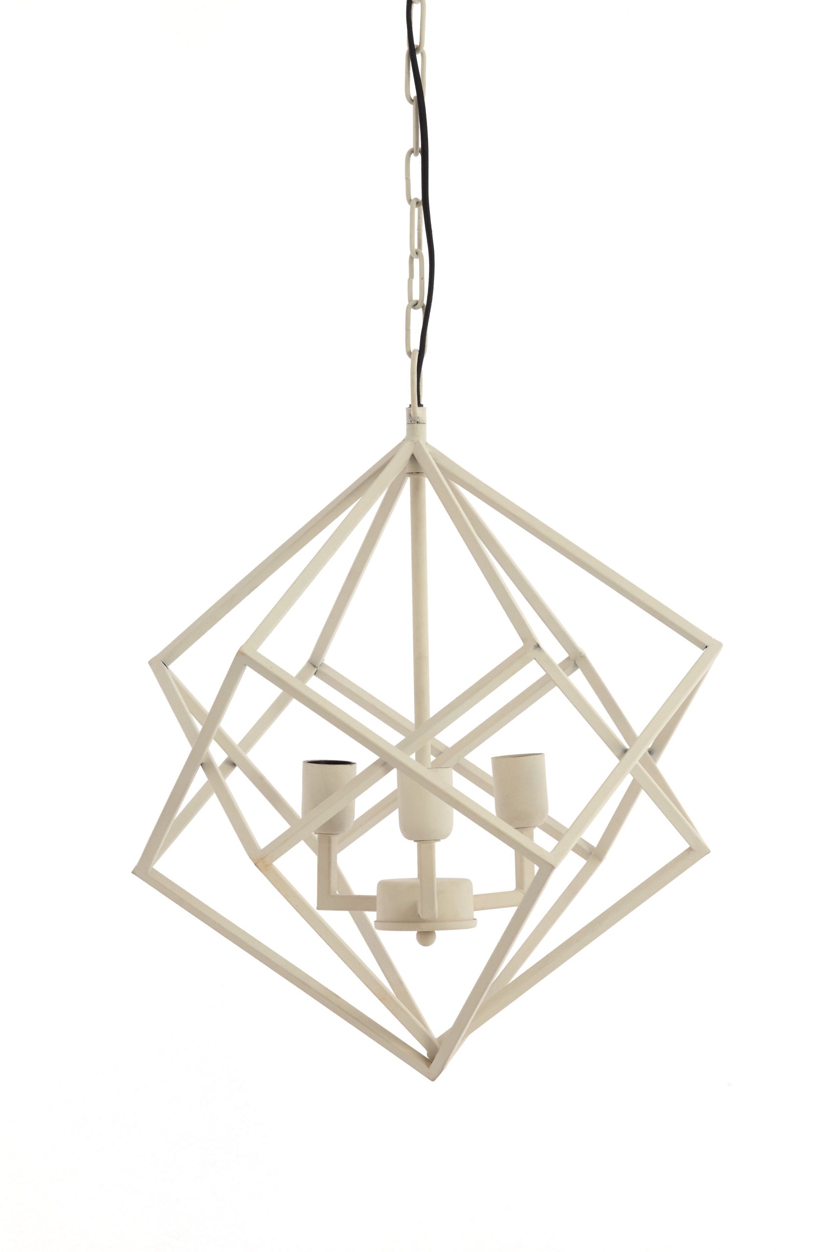 Light & Living hanglamp DRIZELLA - wit - Ø46x56cm