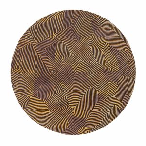 Louis De Poortere vloerkleed Black Gold – bruin – 240x240cm Louis De Poortere vloerkleed Black Gold – bruin – 240x240cm