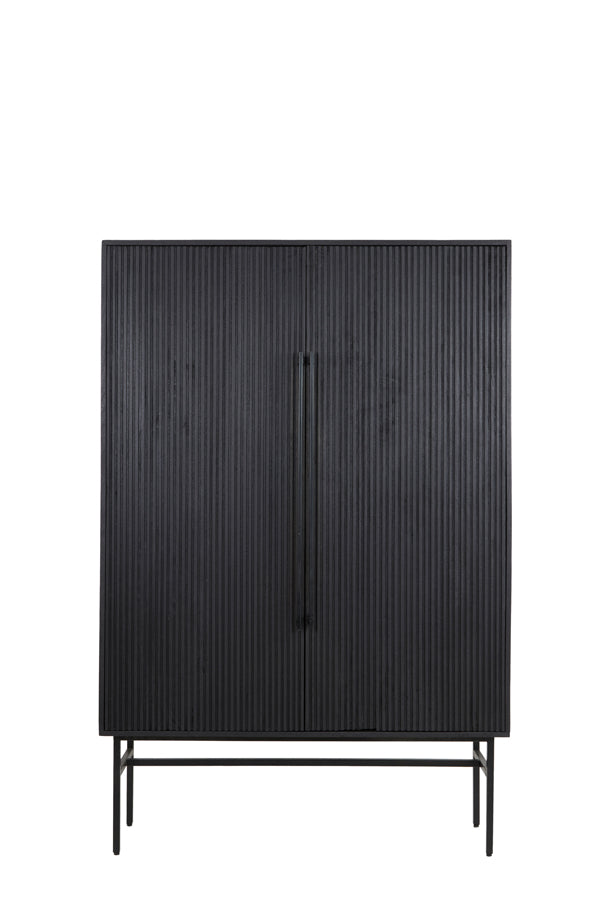 Light & Living kast ABAGE - 120x40x180cm - zwart