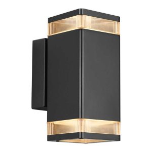Nordlux Elm Wandlamp Buiten – 2-lichts GU10 – IP44 – Zwart Nordlux Elm Wandlamp Buiten – 2-lichts GU10 – IP44 – Zwart