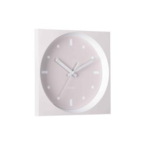 Karlsson wandklok Incesante Square – grijs – 25x25x25cm – Paddenstoell