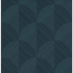 Origin Wallcoverings behang 3D-motief donkerblauw – 53 cm x 10.05 m – Origin Wallcoverings behang 3D-motief donkerblauw – 53 cm x 10.05 m –