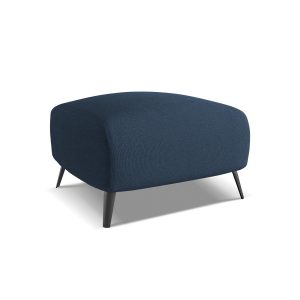 LaMiaSofa Poef Genova – chenille stof – koningsblauw – 65x65x44 LaMiaSofa Poef Genova – chenille stof – koningsblauw – 65x65x44