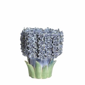 Light & Living vaas Flower – blauw – 30x29x32.5cm Light & Living vaas Flower – blauw – 30x29x32.5cm