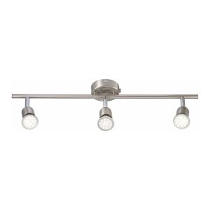 Nordlux Avenue Spotlamp – 3-lichts GU10 – 3000K – Geborsteld staal Nordlux Avenue Spotlamp – 3-lichts GU10 – 3000K – Geborsteld staal