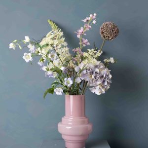 Madame Fleurie The Pearl Boeket inclusief Vaas – Luxe Zijden bloemen L Madame Fleurie The Pearl Boeket inclusief Vaas – Luxe Zijden bloemen L
