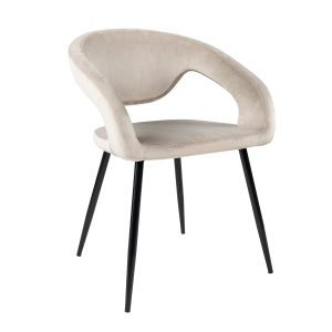 Kick eetkamerstoel Lenn Velvet – Champagne Kick eetkamerstoel Lenn Velvet – Champagne