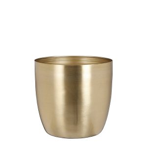 Mica Decorations Alano Bloempot – H19 x Ø20 cm – Metaal – Goud Mica Decorations Alano Bloempot – H19 x Ø20 cm – Metaal – Goud
