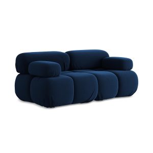LaMiaSofa Tweezits modulaire bank Sanremo – velours – koningsblauw – 1