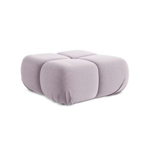 LaMiaSofa Poef Sanremo – velours – lavendel – 95x95x41 LaMiaSofa Poef Sanremo – velours – lavendel – 95x95x41