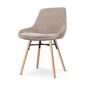 Nolon Nena-Isa Eetkamerstoel Bruin – Stof – Houten Poten Nolon Nena-Isa Eetkamerstoel Bruin – Stof – Houten Poten