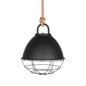 LABEL51 Hanglamp Korf – Zwart Metaal – 38x38x45cm LABEL51 Hanglamp Korf – Zwart Metaal – 38x38x45cm