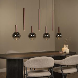 Lucide hanglamp JASMINE – Geïntegreerde LED – Koper Lucide hanglamp JASMINE – Geïntegreerde LED – Koper