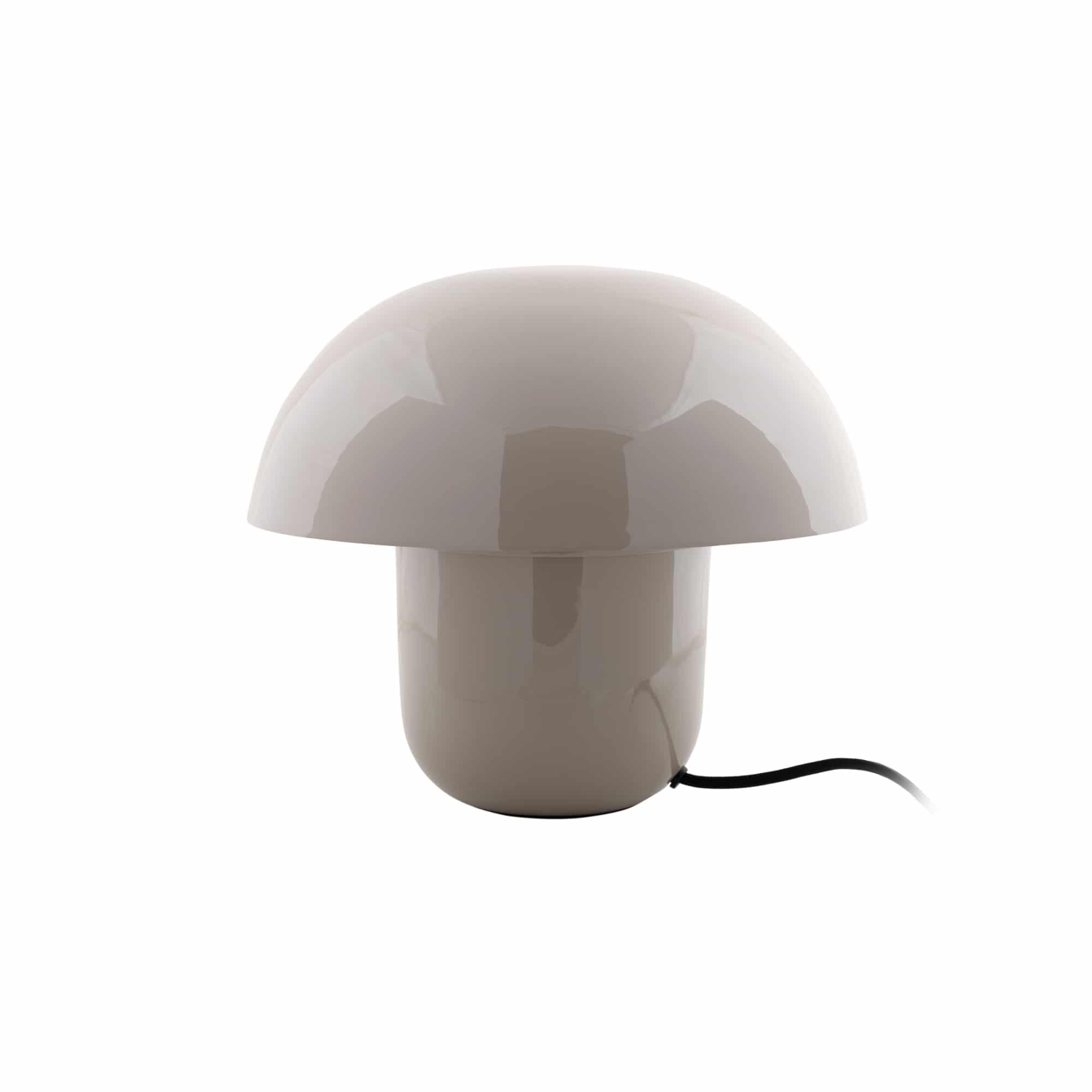 Leitmotiv tafellamp Fat Mushroom - grijs - 29x29x25cm - Paddenstoellam
