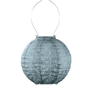 Lumiz solar lampion – folia rond – 320 cm – grijs blauw Lumiz solar lampion – folia rond – 320 cm – grijs blauw