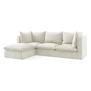 LaMiaSofa hoekbank links Ravenna – textuurstof – beige – 255x165x77 LaMiaSofa hoekbank links Ravenna – textuurstof – beige – 255x165x77