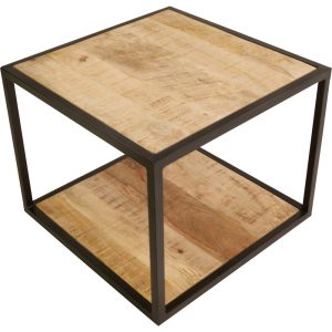 Lesli Living sidetable Jack – zwart – 50x50x40cm Lesli Living sidetable Jack – zwart – 50x50x40cm