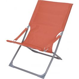 Ambiance Strandstoel Vouwstoel oranje 118 x 25 x 64 cm