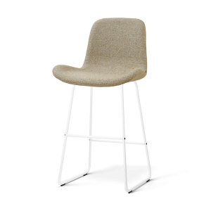 Nolon Nino-Fé Barkruk Taupe Melange – Wit Onderstel – 75 Cm