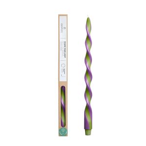 Originalhome spiraalkaars duo – 40 cm – violet Originalhome spiraalkaars duo – 40 cm – violet
