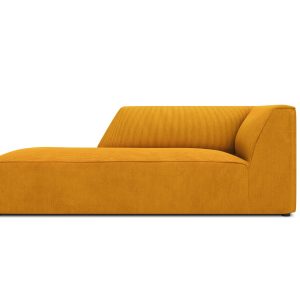 Micadoni linker meridiaan Ruby ribfluwelen, geel – 180x93x69cm