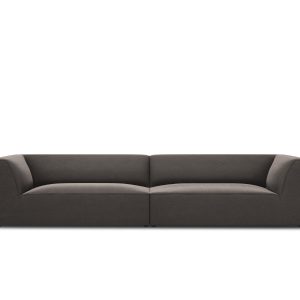 Micadoni Bank Ruby 4-zits, flueel, donkergrijs – 93x302x69cm Micadoni Bank Ruby 4-zits, flueel, donkergrijs – 93x302x69cm