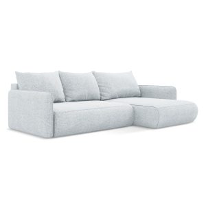 LaMiaSofa hoekbank rechts Palermo – chenille stof – lichtblauw – 240×1 LaMiaSofa hoekbank rechts Palermo – chenille stof – lichtblauw – 240×1