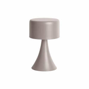 Leitmotiv tafellamp Nora LED – grijs – Ø12.5cm Leitmotiv tafellamp Nora LED – grijs – Ø12.5cm