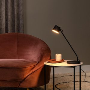 Lucide bureaulamp MILNE – Geïntegreerde LED – Zwart Lucide bureaulamp MILNE – Geïntegreerde LED – Zwart