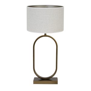 Light & Living tafellamp Jamiri/Saverna – ant. brons, eiwit – 30x30x67 Light & Living tafellamp Jamiri/Saverna – ant. brons, eiwit – 30x30x67