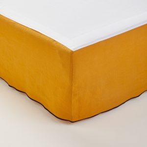 Madura Hoes voor boxspring Carlina oker en zwarte hommel 160×200 cm Madura Hoes voor boxspring Carlina oker en zwarte hommel 160×200 cm