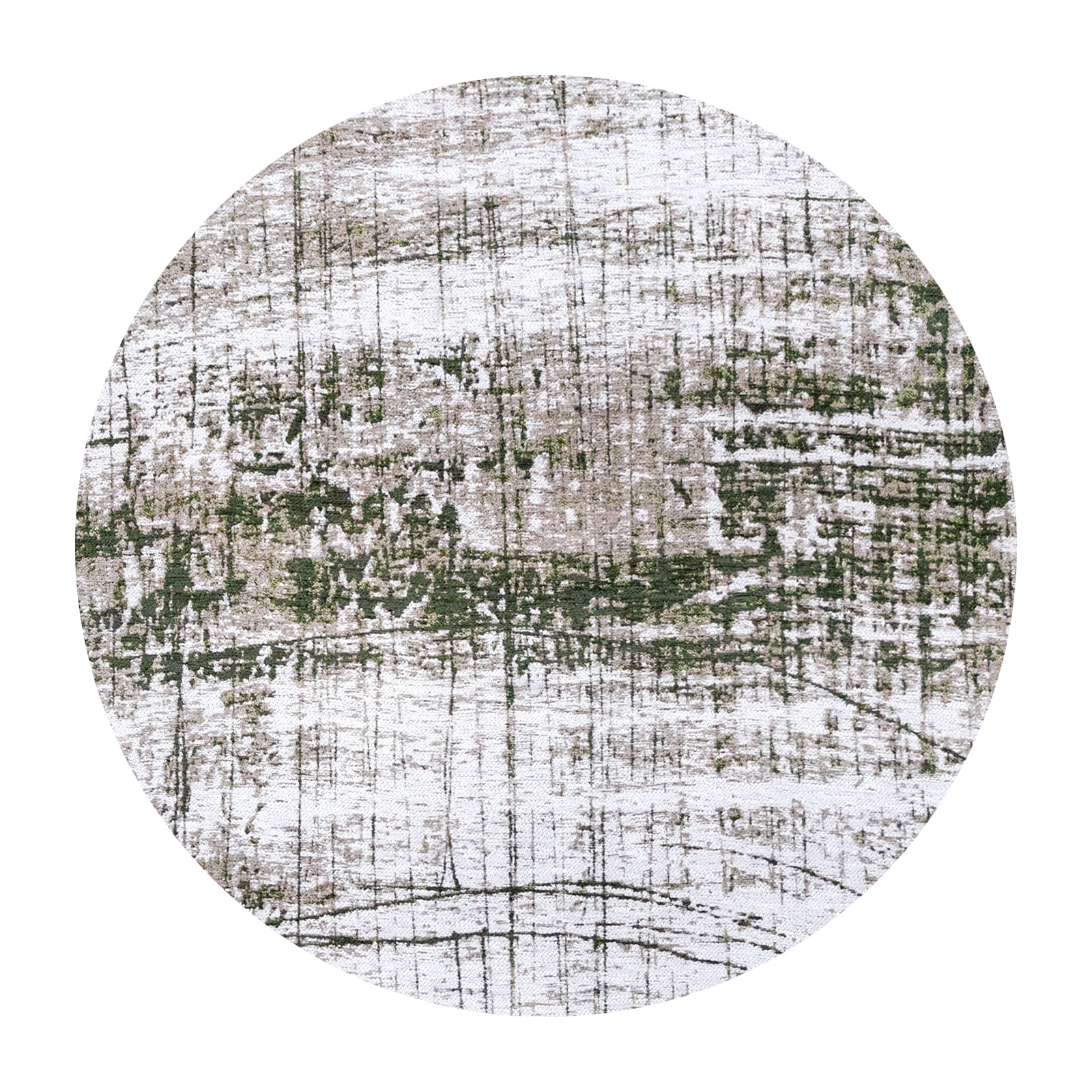 Ecorugs vloerkleed Central Green - groen - 240x240cm