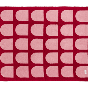 noo.ma GILLI Katoenen deken – Blossom Pink & Cherry Juice noo.ma GILLI Katoenen deken – Blossom Pink & Cherry Juice
