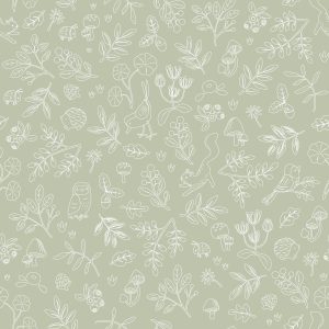 Little Dutch Vliesbehang – Forest Wonders Sage – 1000×53 Little Dutch Vliesbehang – Forest Wonders Sage – 1000×53